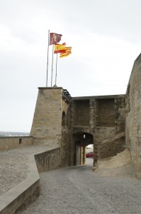 Flags of Lleida, Spain, and Catalunya