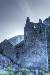 ruin in Canfranc