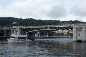 Boat on river