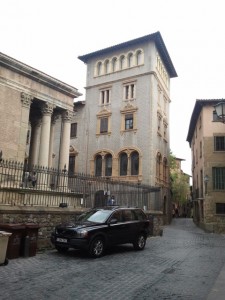 Roman temple and Casa Masferrer