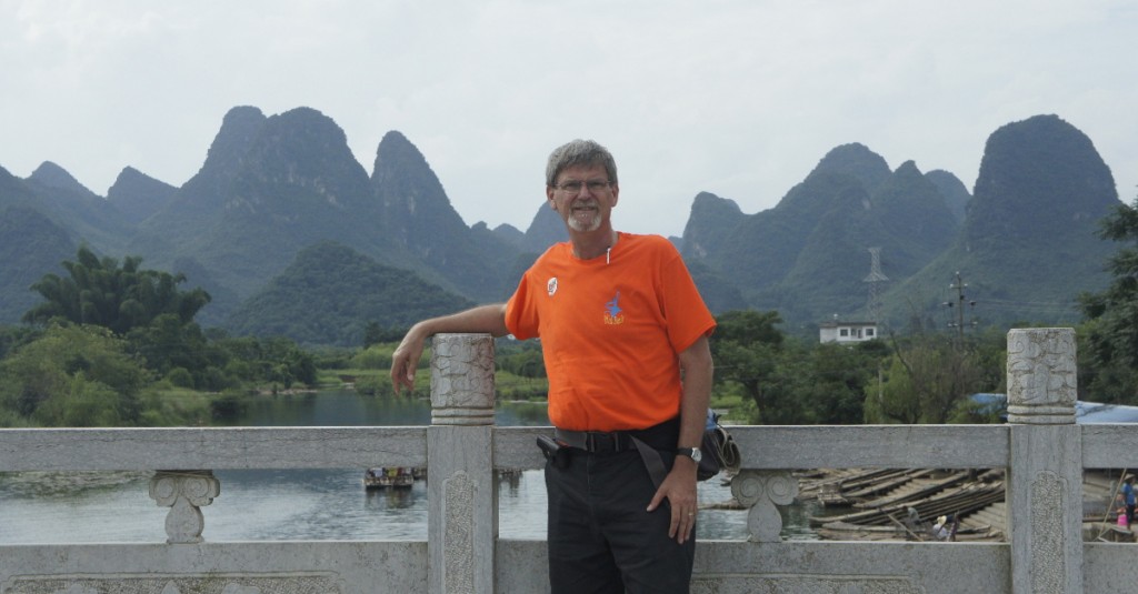 Peter at the Li River