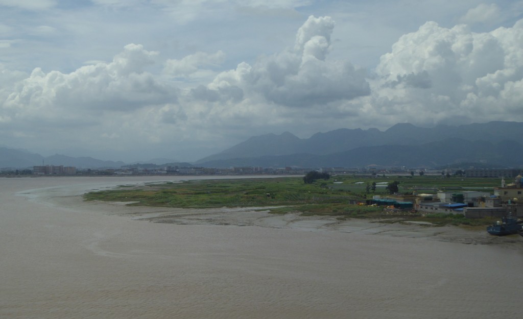 crossing a broad river