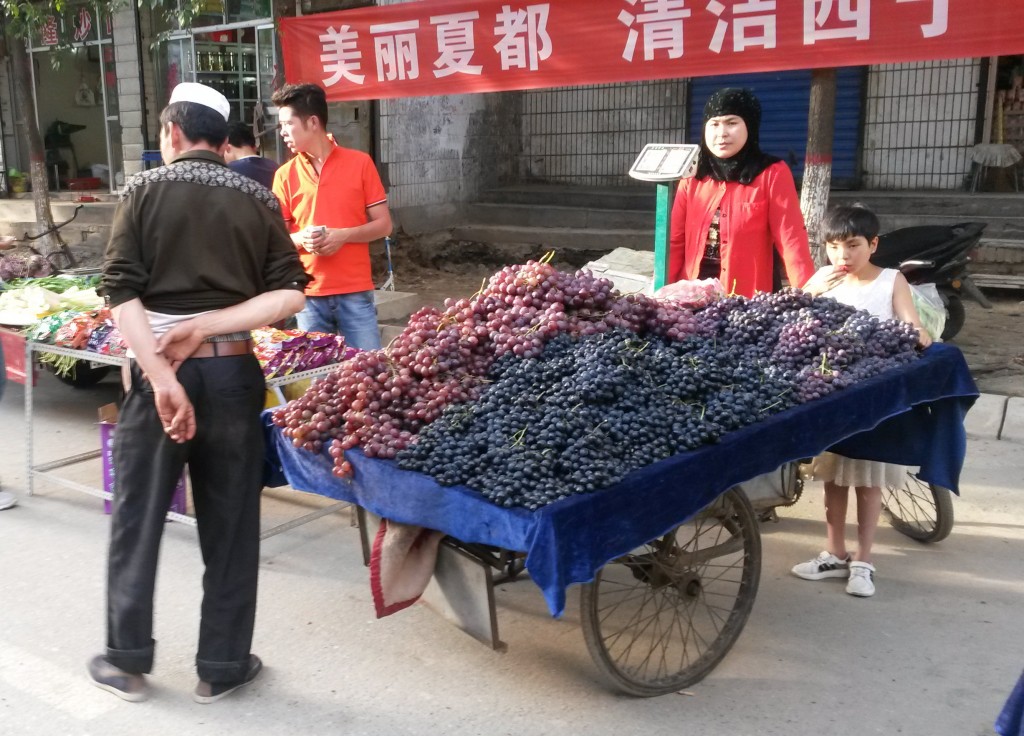 Market near mosque