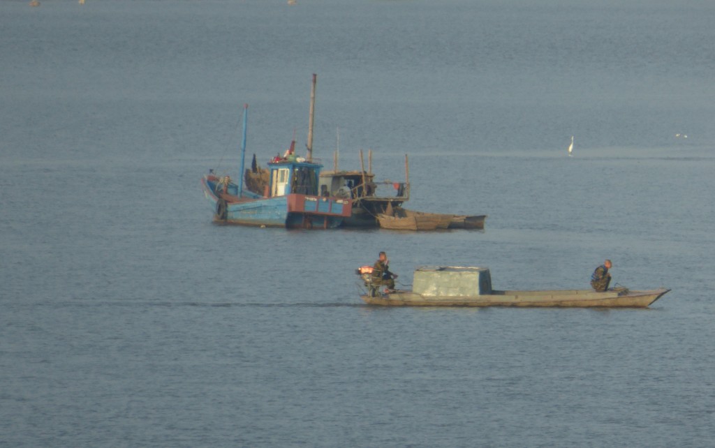 North Korean fishing boats